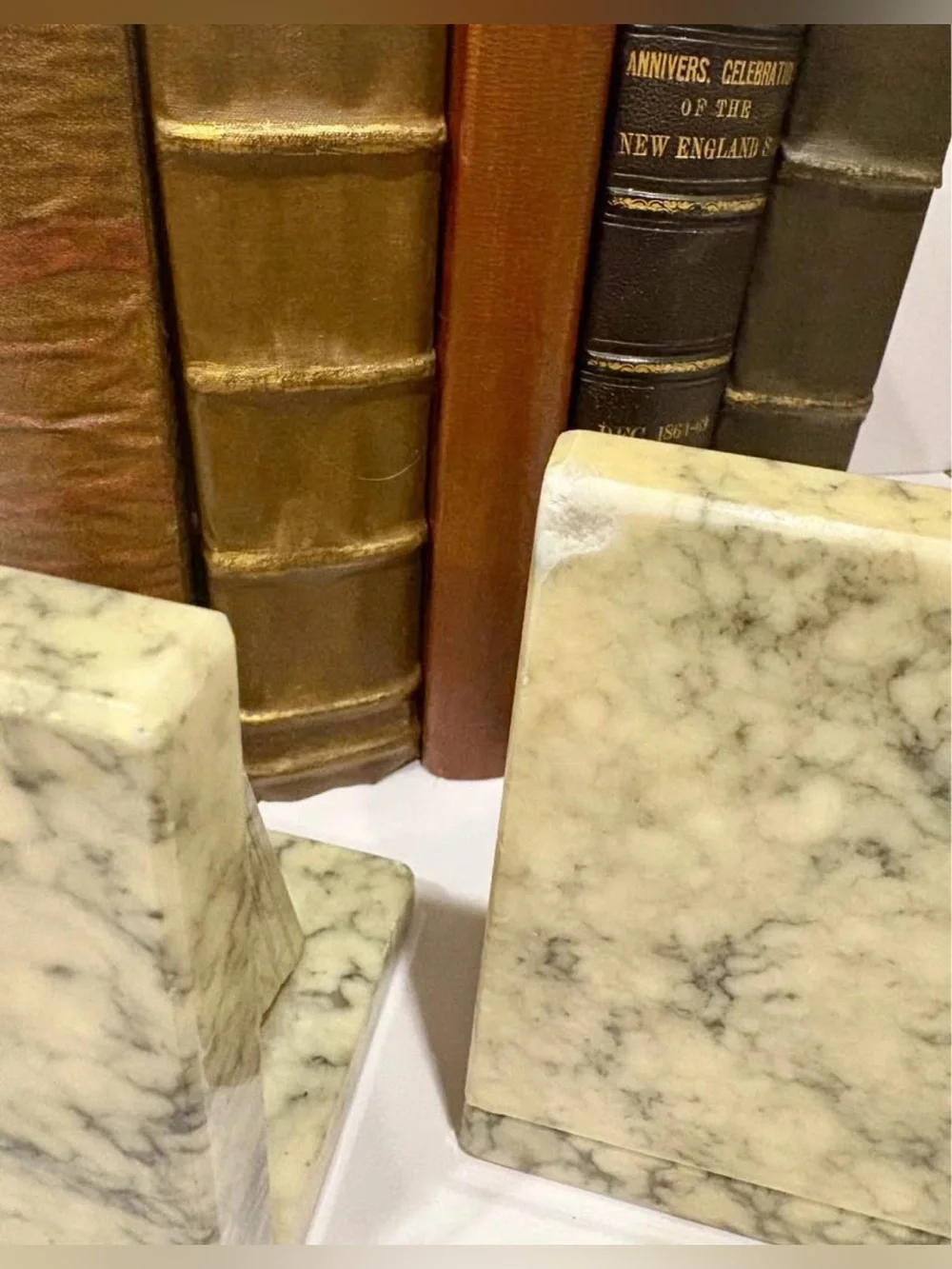 Vintage Stone Bookends (Pair)